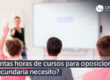 cuantas horas cursos secundaria 1