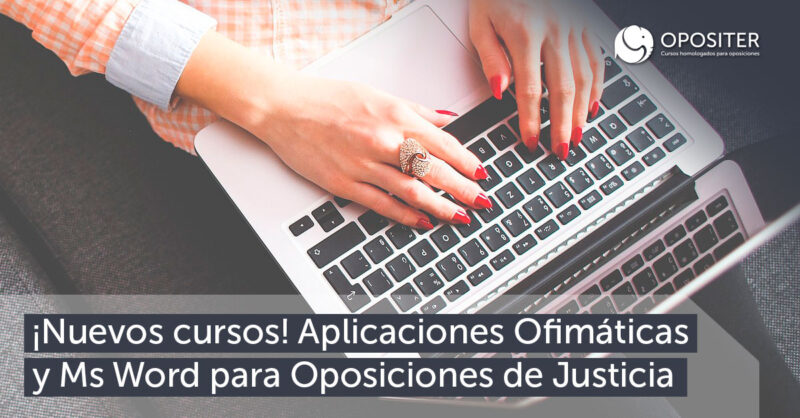 nuevos cursos ofimática Word justicia