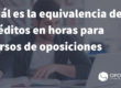 cursos creditos