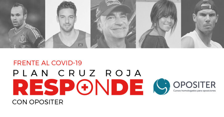 Opositer se une a Cruz Roja frente al coronavirus