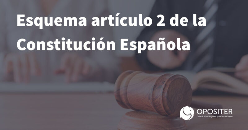 Esquema artículo 2 de la Constitución Española