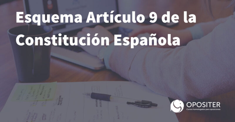 Esquema artículo 9 de la Constitución Española
