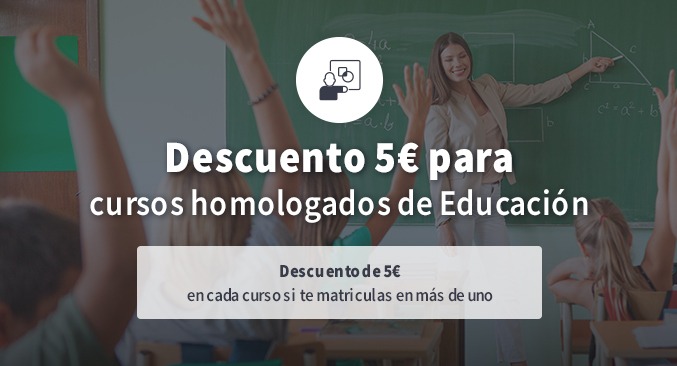 Descuento 5€ Educación Descuento 5€ Educación