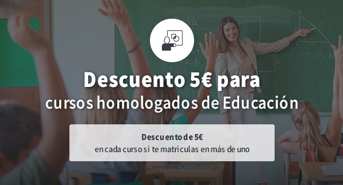 Descuento 5€ Educación