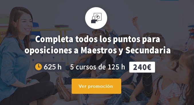 625 horas maestros y secundaria