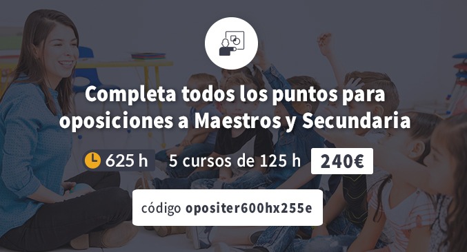 625 horas maestros y secundaria