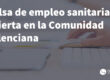 Bolsa de empleo sanitaria abierta en la Comunidad Valenciana Blog Opositer opositer.com