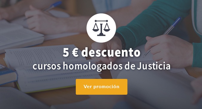 5€ descuento cursos Justicia