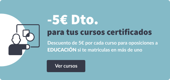 Descuento de 5€ en cursos certificados