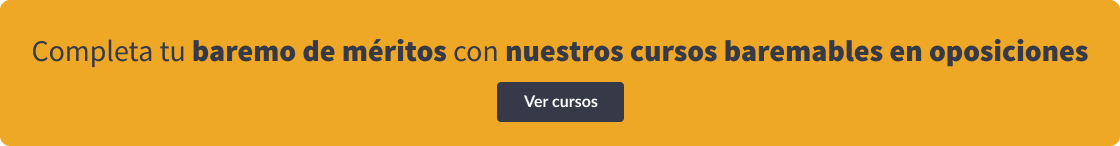 Baremo de meritos de cursos para oposiciones