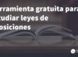 Herramienta gratuita para estudiar leyes de oposiciones