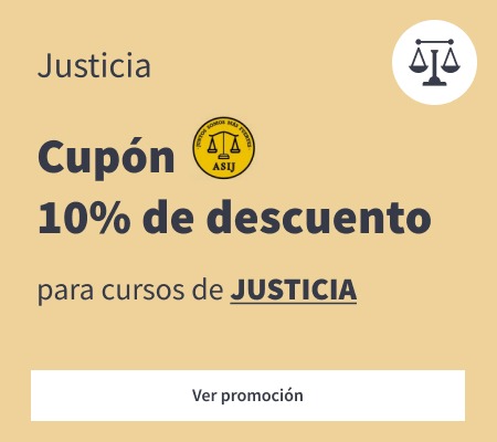 Cupón 10% de descuento justicia