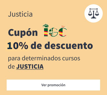 Cupón 20% de descuento justicia