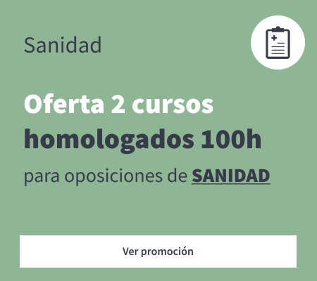 Oferta dos cursos homologados para sanidad