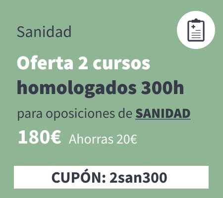 Oferta 2 cursos homologados 300h