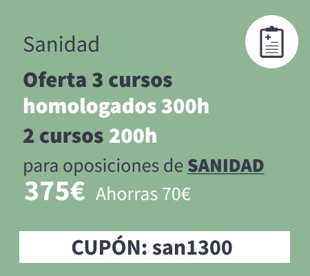 Oferta de cursos homologados para oposiciones