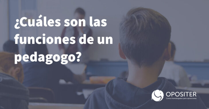 Cuales son las funciones de un pedagogo
