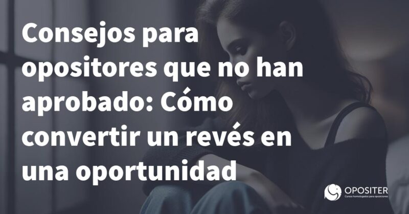 Consejos para opositores suspensos