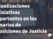 actualizaciones legislativas 2025 oposiciones justicia