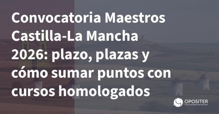 convocatoria castilla la mancha puntos 2026