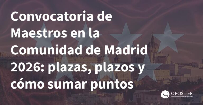 oposiciones maestros 2026 Madrid